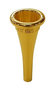 Amazon.co.jp: ベストブラス ホルン・マウスピース 3B 金メッキ